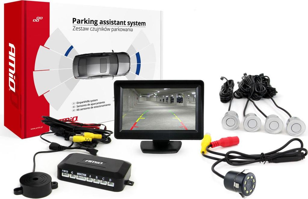 Kit d'aide au stationnement 4,3" TFT avec caméra de recul Image du produit 