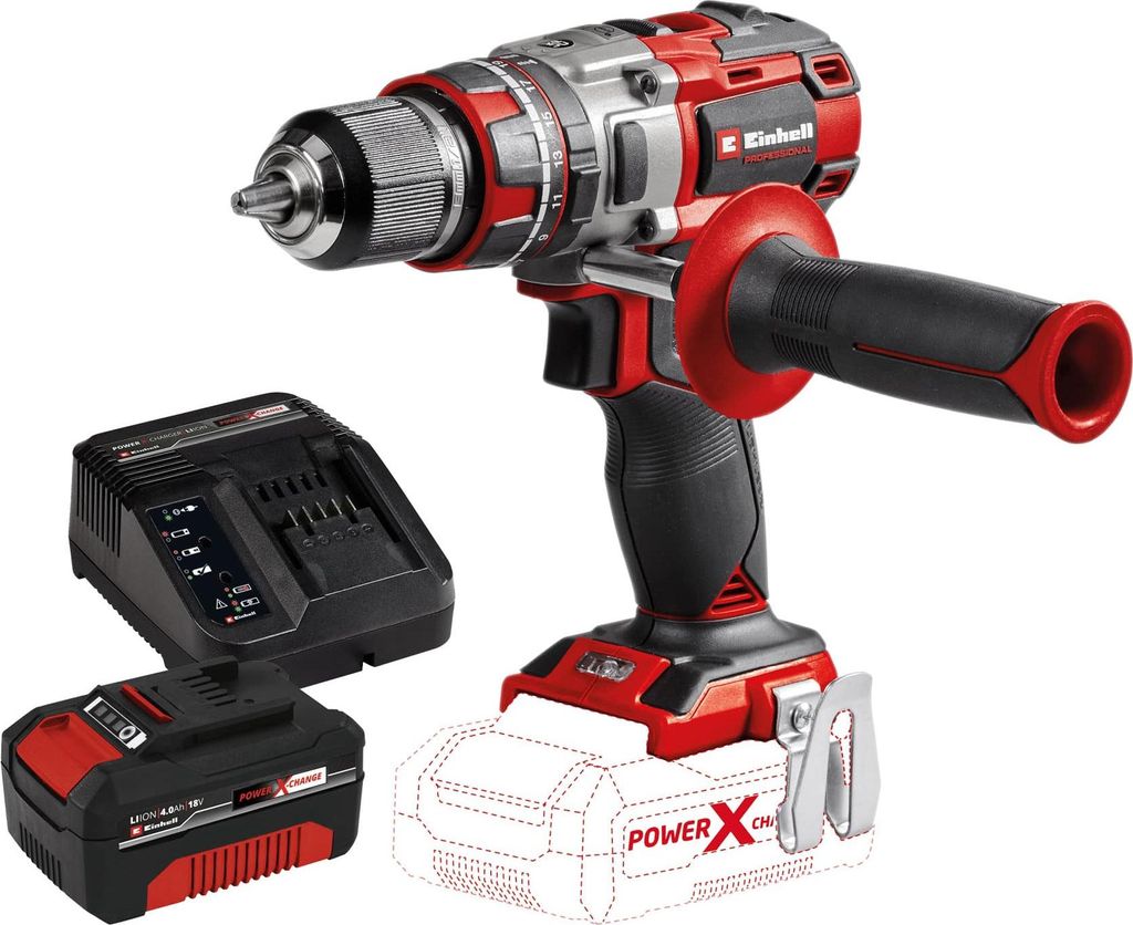 EINHELL PROFESSIONAL Akku-Schlagbohrschrauber TP-CD 18/80 Produktbild 