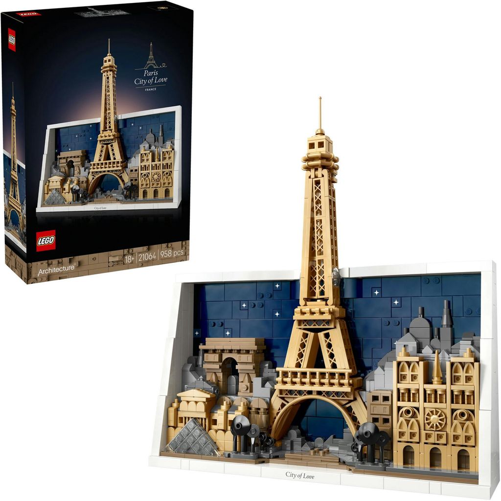 LEGO Architecture Paris – Stadt der Liebe 3D Puzzle - Produktbild 