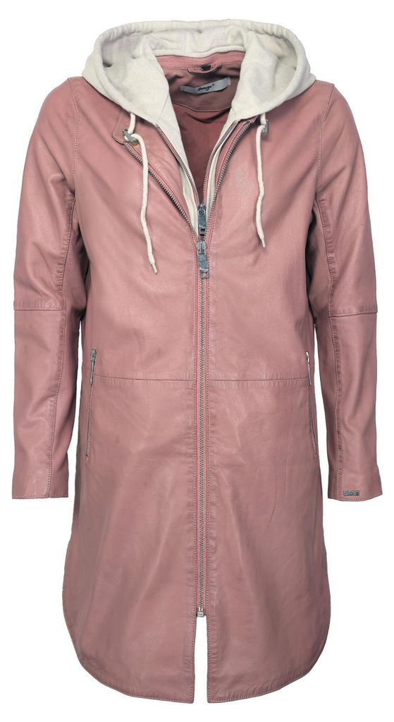 Maze Ledermantel 4202199 Damen deep rose XS Produktbild 