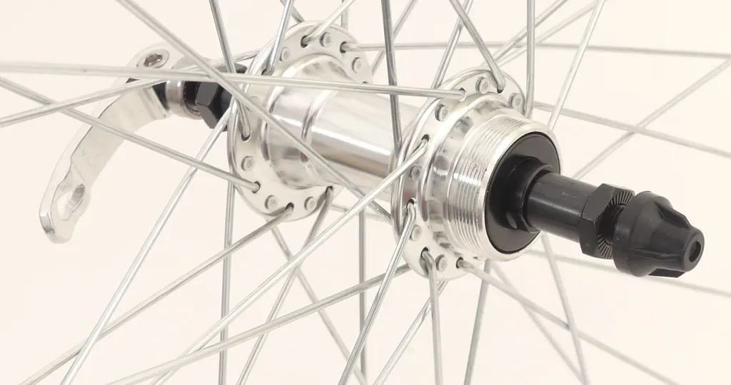 Roue de Vélo Arrière 28 Pouces ZAC19 Argent avec Blocage Rapide QR