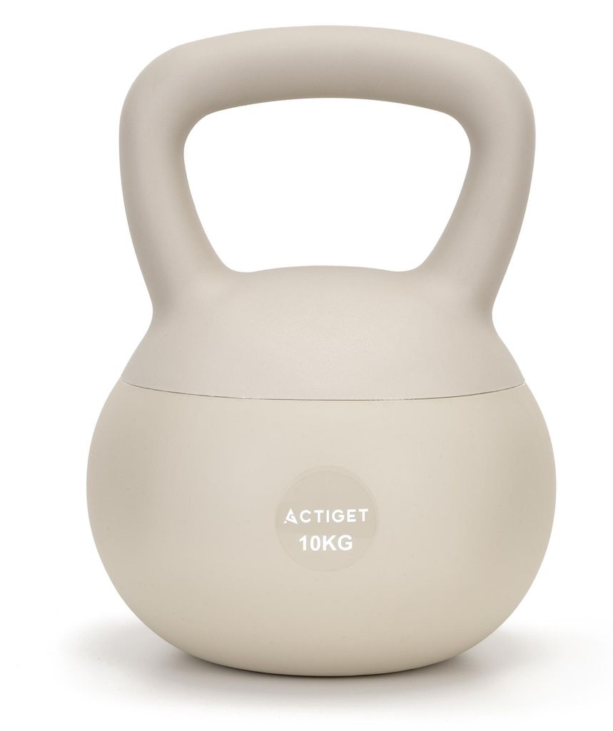Actiget® Zachte Kettle Bell | Kettlebell | 10 kg | Beige Productafbeelding 