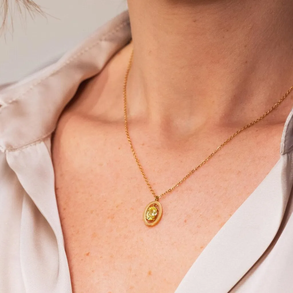Collier pendentif délicat Ao Ojnn43G pour femme, bijou chic et moderne