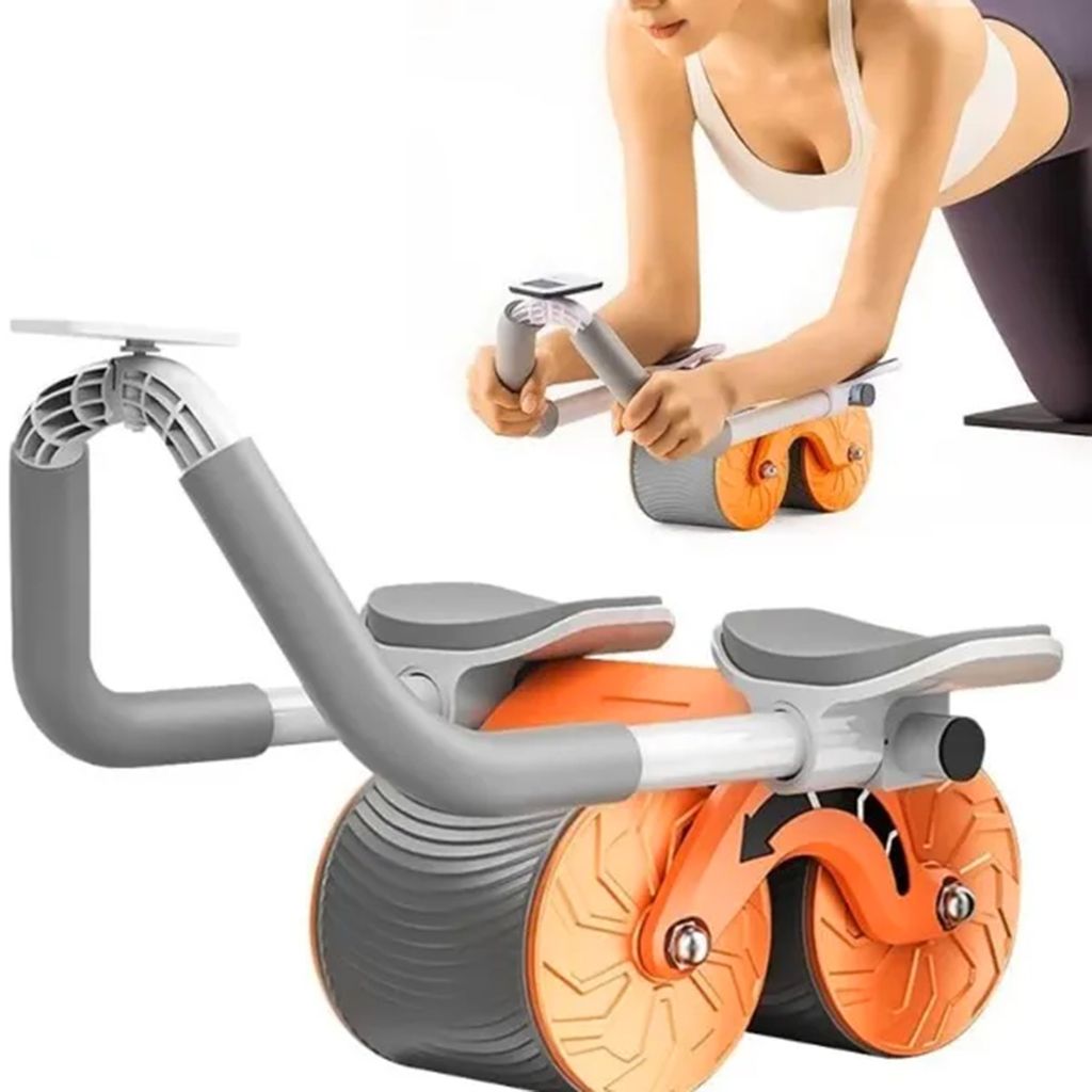 Bauchmuskeltrainer für Bauchmuskeln Pilates Fitness Übungsradmatte