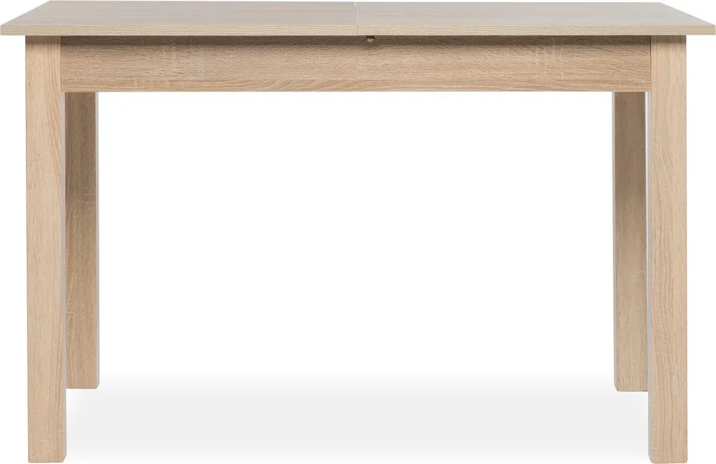 Grande table de repas 160 cm décor bois de chêne clair pour séjour