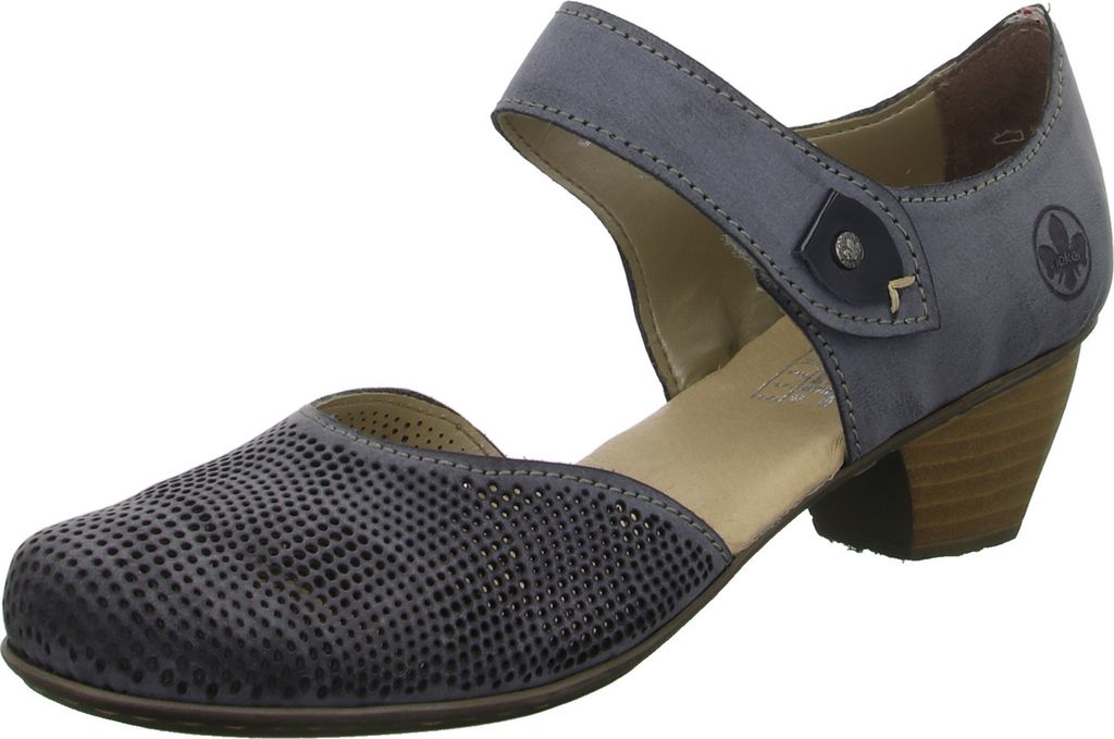 Rieker Komfort Pumps Damen 31353133353630 Blau 40 EU Produktbild 9