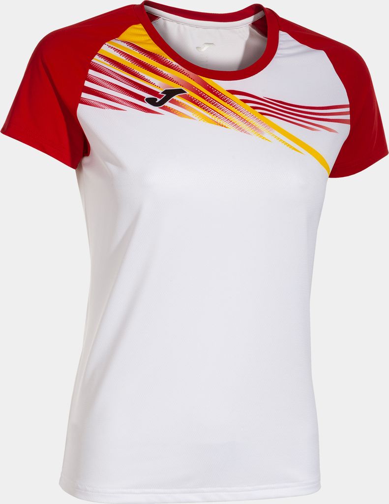 Joma Elite X T-Shirt, Weiss-Rot, S