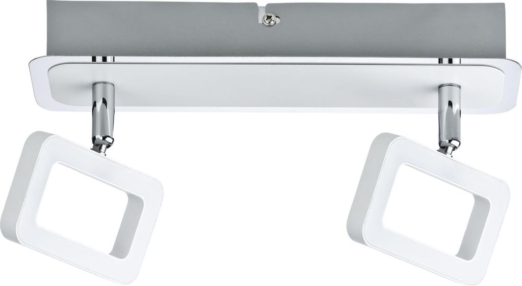 Paulmann Projecteur Frame LED 2 flammes blanc/chrome Image du produit 