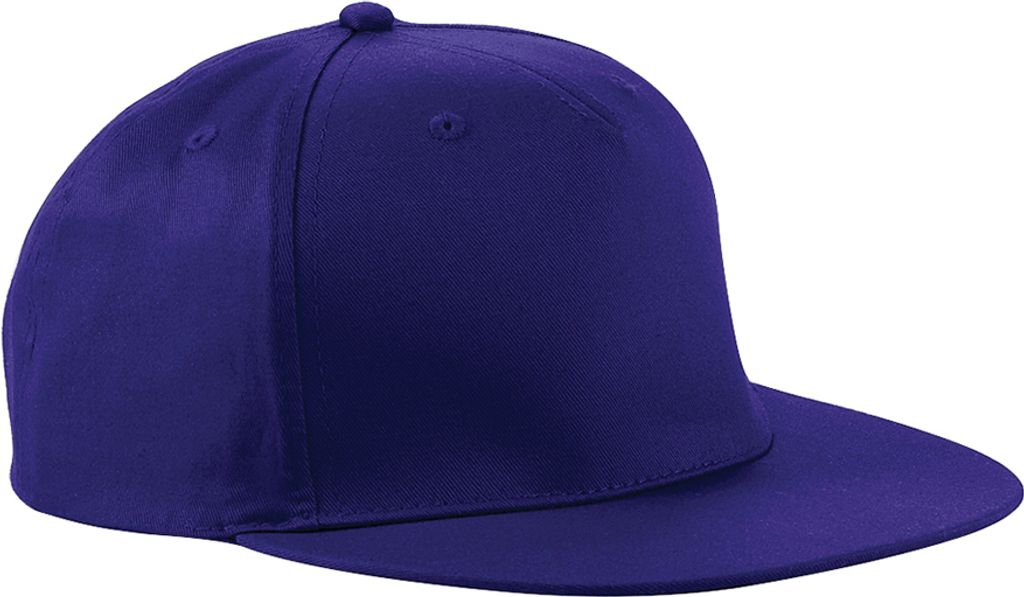 Beechfield - Snapback Mütze Rapper BC4804 (Einheitsgröße) (Violett)