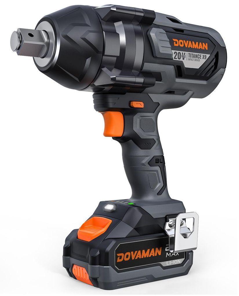 DOVAMAN Akku-Schlagschrauber 20 V, 2200 Nm, bürstenlos, 3/4 Produktbild 