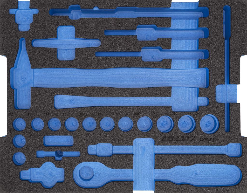 GEDORE EI-1100-01 Schaumstoffmodul 2/2 L-BOXX 136 leer, 2690055