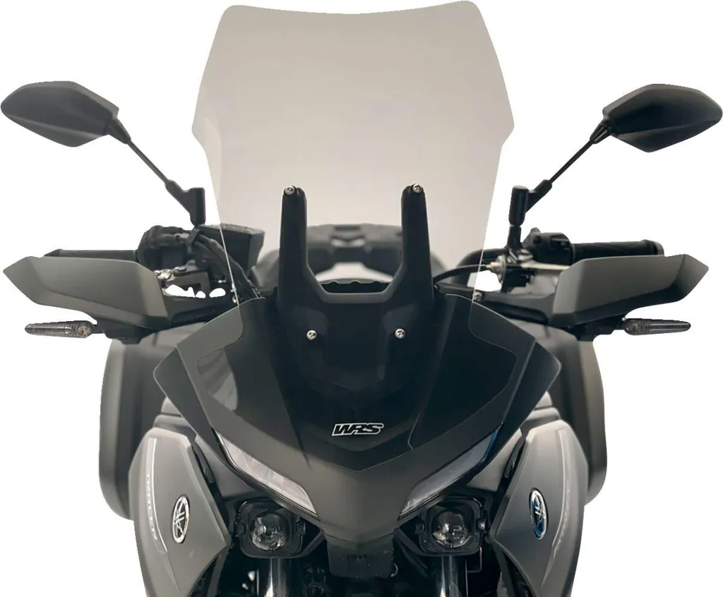 Bulle Touring Tracer 7 GT Réduit Fatigue et Vent - Pare-brise Fumé de Route