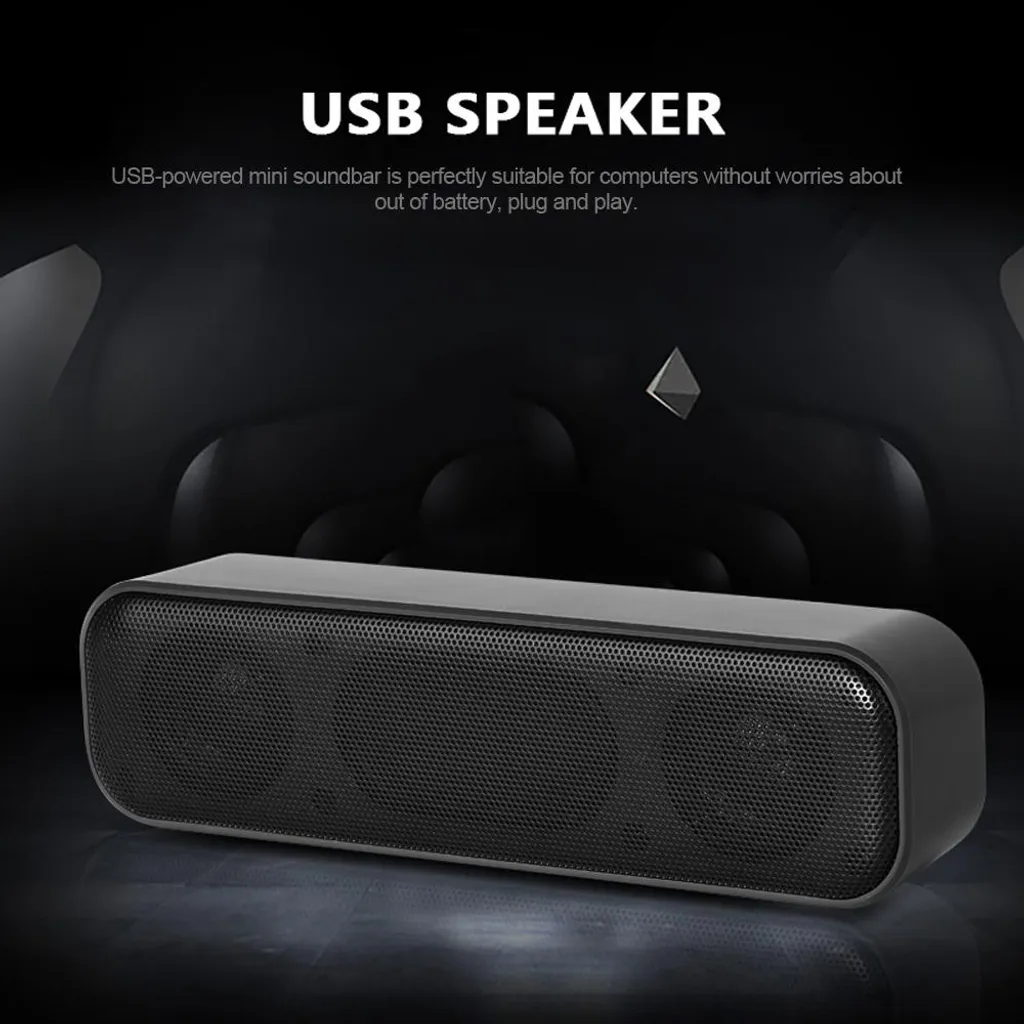 Barre de son PC SB-200 filaire USB pour écran de bureau et TV