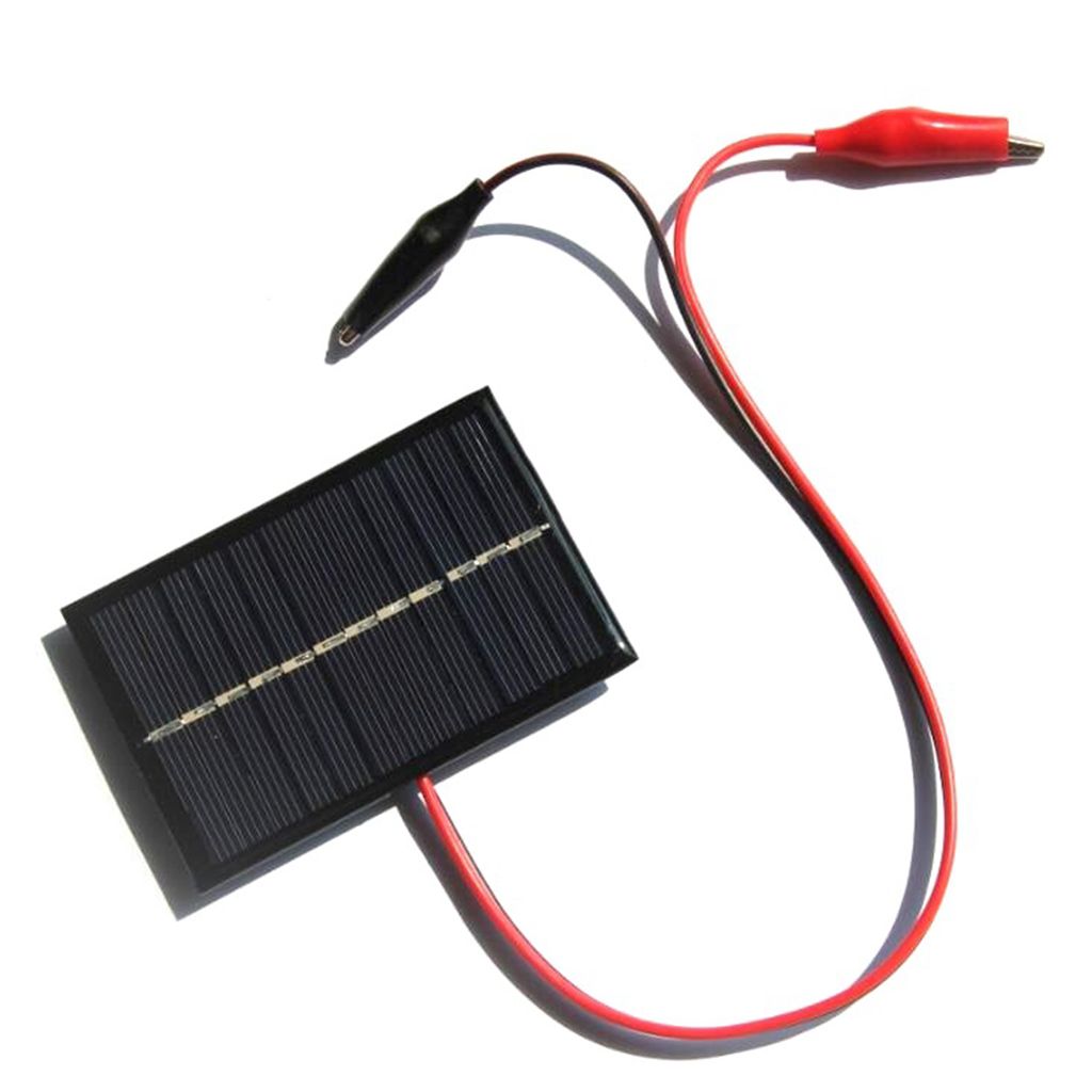 0.6W 5V Sonnenkollektor Solaranlage Solar Panel Pack Für Auto Camping 