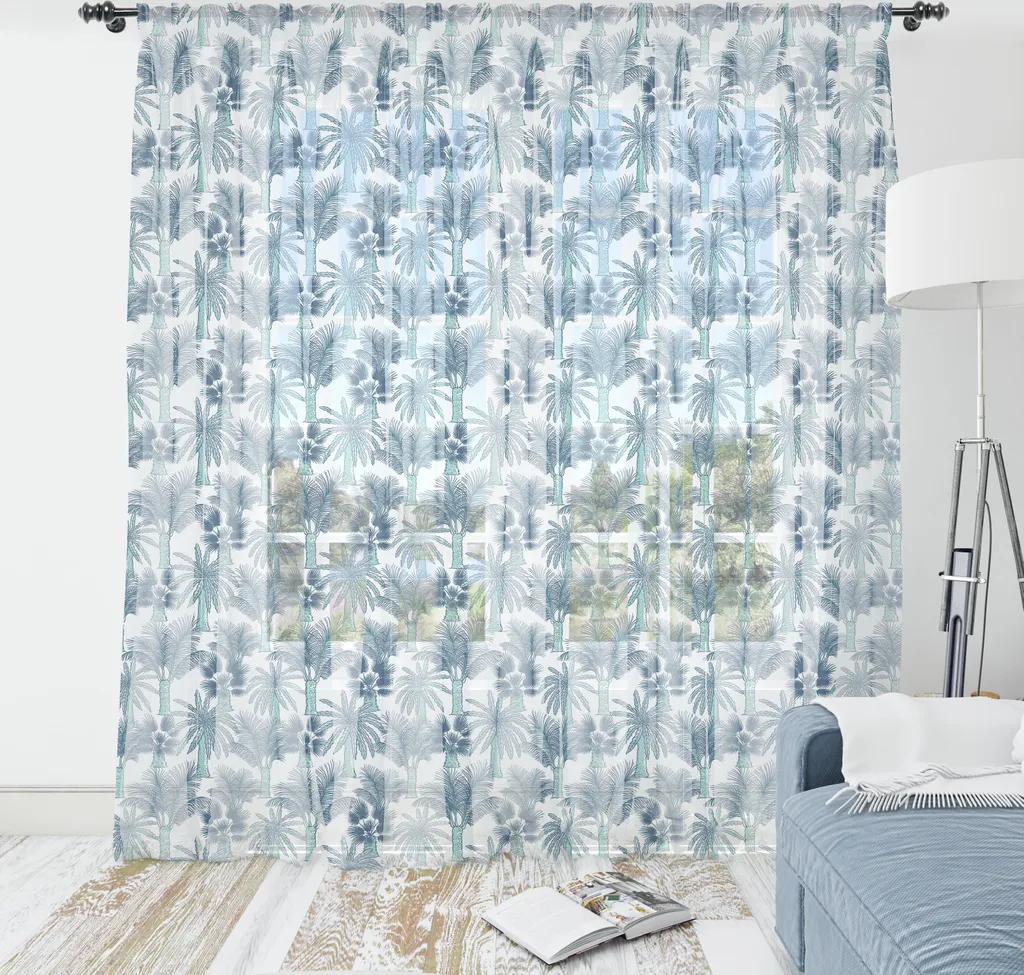 Habillage Mural Grand Format Tapisserie Bleue pour Masquer les Murs