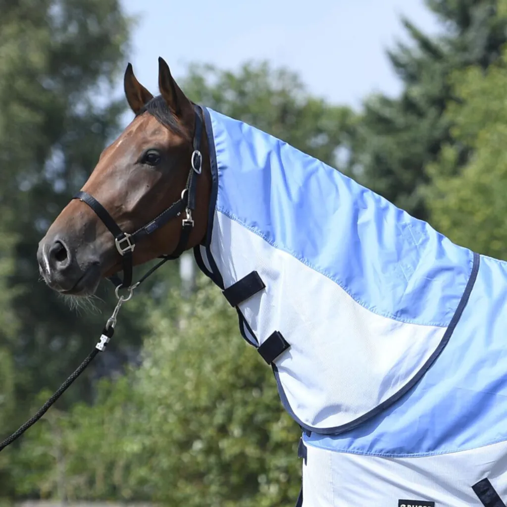 Busse Protège-cou Rainfly 0g Navy - Extension de Cou Cheval Respirante