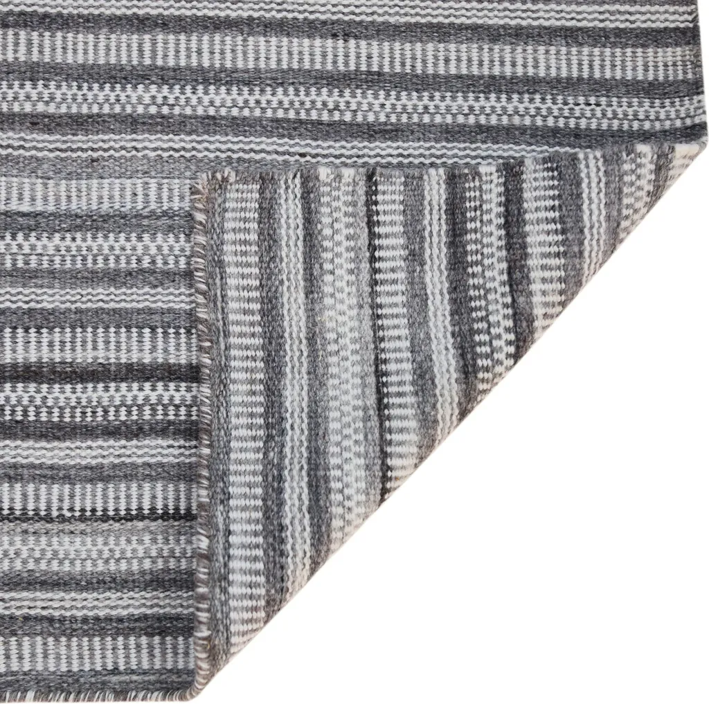 Grand tapis de jardin gris 200x290 cm AXI Java pour terrasse et balcon - 5