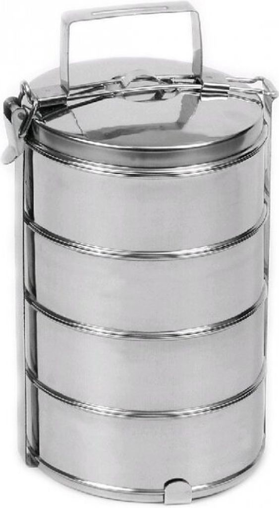 Home Elements Nerezový obedár - štvordielny 14 cm Obrázok produktu 