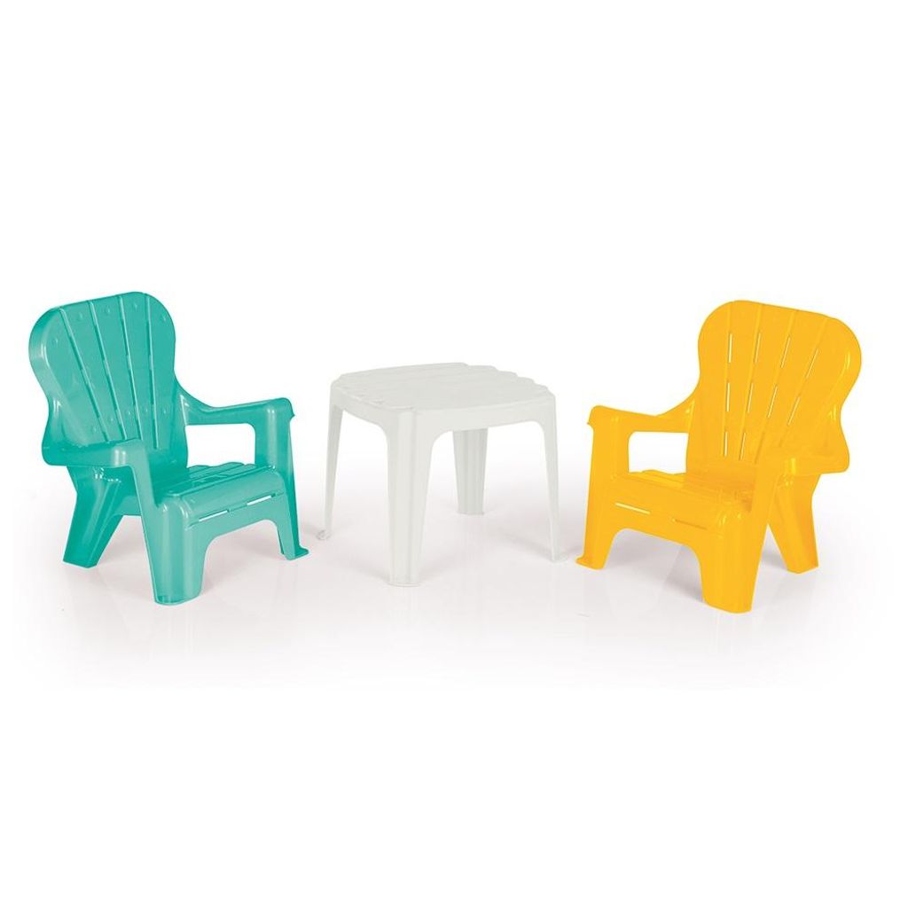 Dolu - 2617 - Tisch und Stühle Set, gelb mint Produktbild 