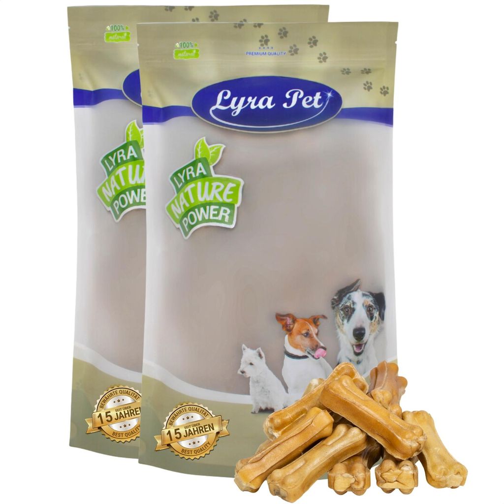 100 Stk. Lyra Pet Kauknochen ca. 7 cm