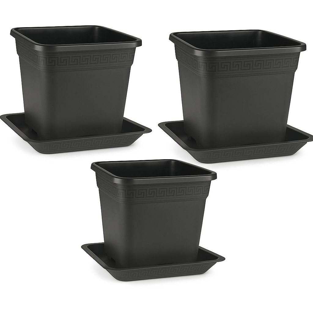 3er Set Topf viereckig 30L (36 x 36 x 36cm) mit Produktbild 