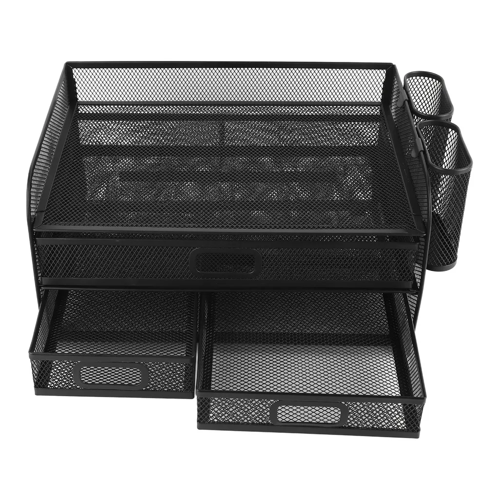 Support de rangement bureau en maille multifonctionnel pour Télétravailleur - 6