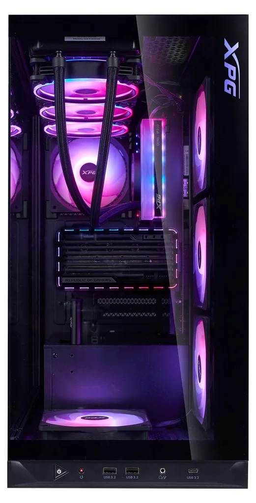 Boîtier XPG INVADER X BTF Noir : Vue Panoramique et Design Sans Câbles - 5