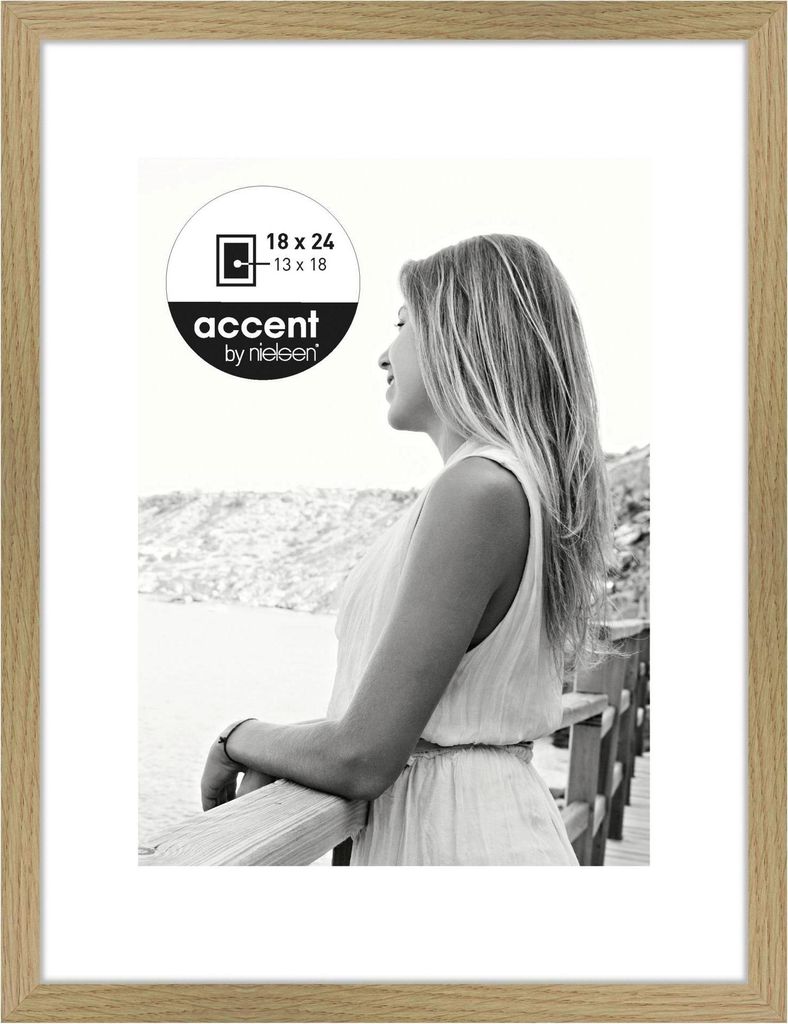 Nielsen Aura eiche         18x24 Holz inkl. Passepartout  Image du produit 