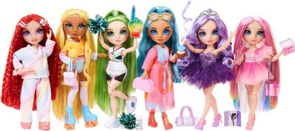 Regenbogen High Fashion Set fialový Produktbild 4