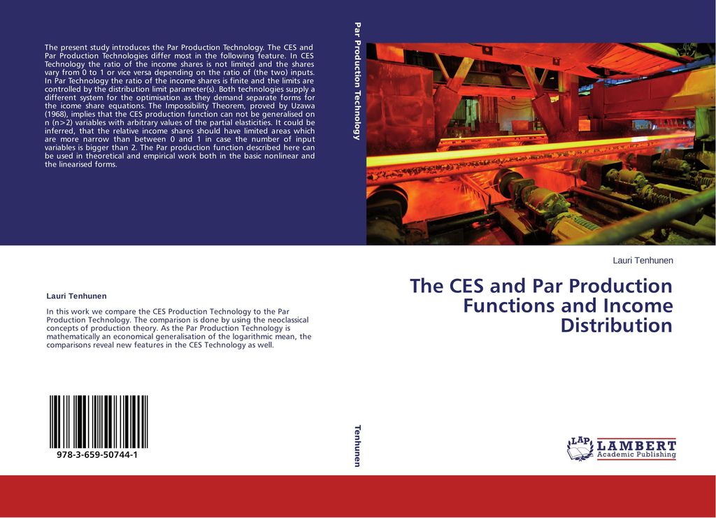 The CES and Par Production Functions and Income Distribution