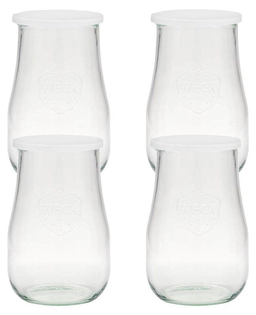 4x Weck Tulpenglas 1750ml | Rundglas 1,75l Tulpe mit Produktbild 