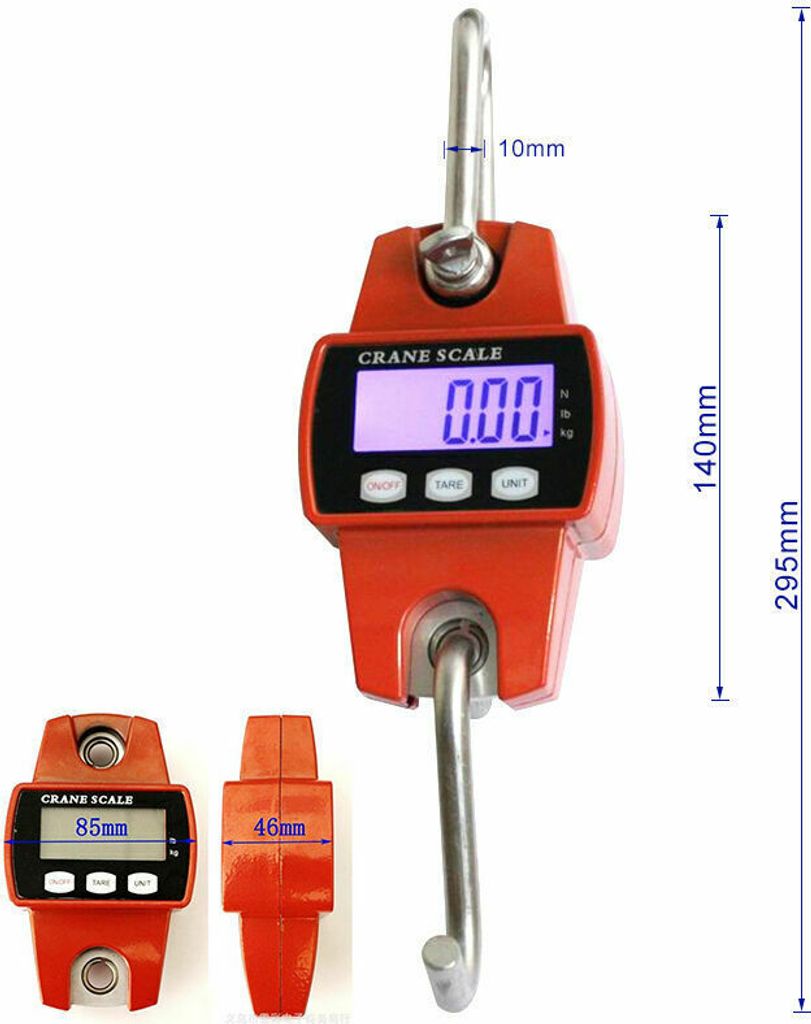 300KG Průmyslová váha Závěsná váha Load Scale Jeřábová váha Obrázek produktu 8