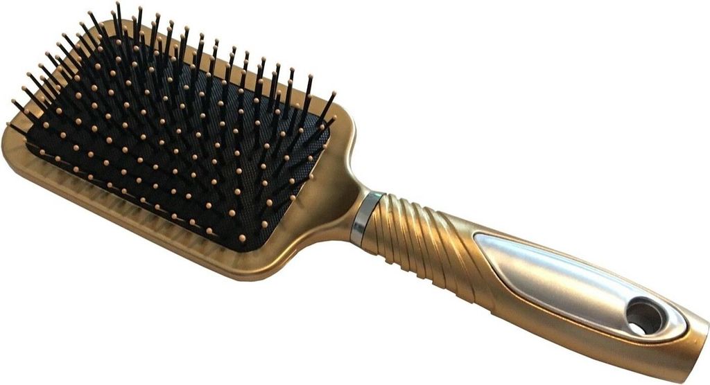 4 x Haarbürsten Kamm Style Salon Ionen Funktion - 4 Farben Langhaarbürste Gold