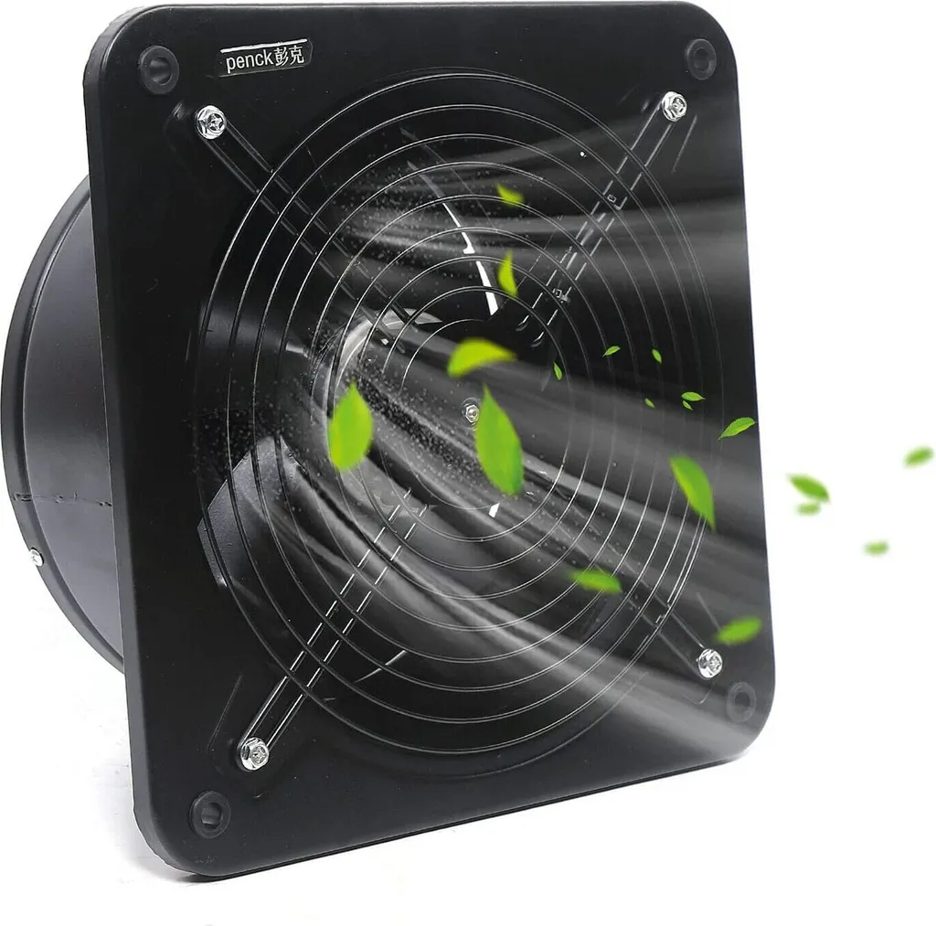 Ventilateur 150W en aluminium 300mm avec connecteur pour extraction
