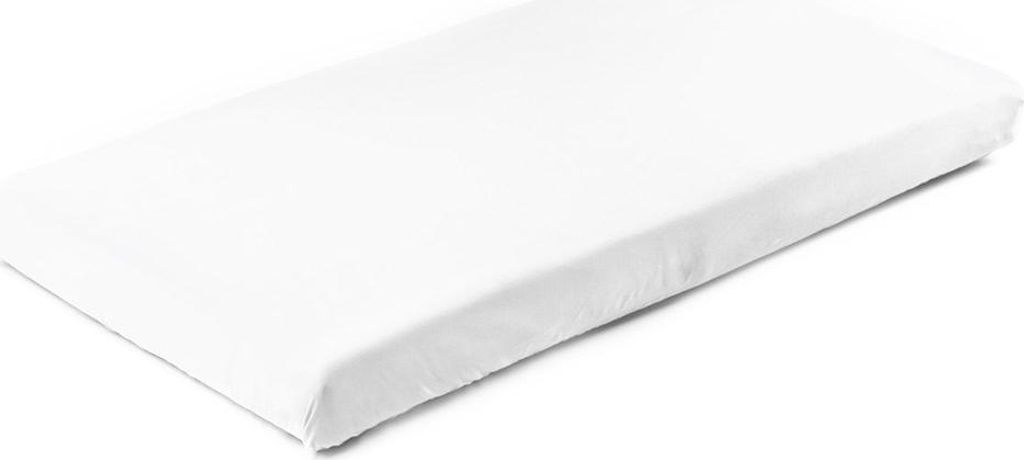 Sensillo Jersey-Spannbetttuch 120x60 cm weiß Produktbild 