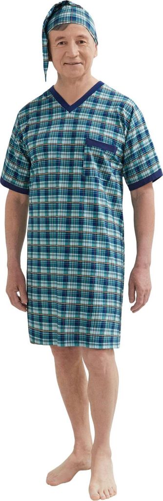 Camicia da notte Martel Sylwester da uomo con berretto da Immagine del prodotto 