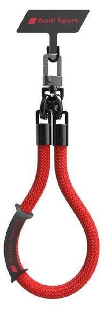 Cordino Telefono Audi RSQ Rosso 28cm | Accessorio Smartphone Sportivo