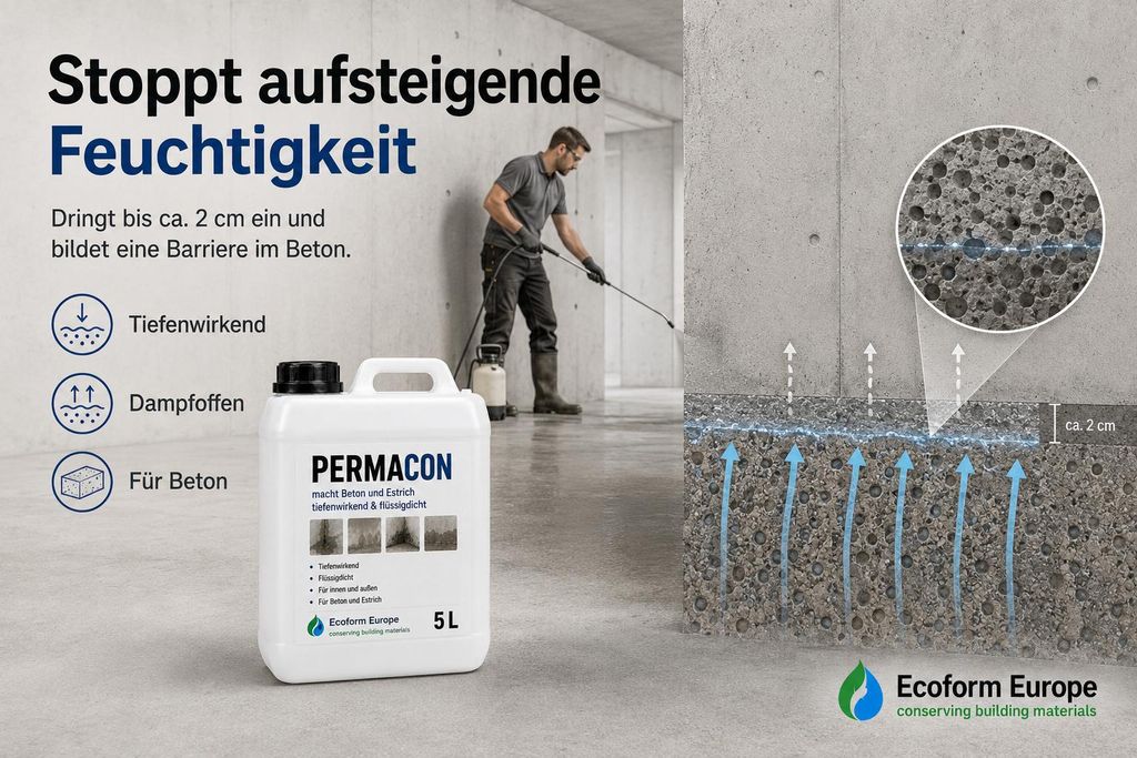 Permacon 1 Liter – 4 m² – Horizontalsperre gegen Produktbild 