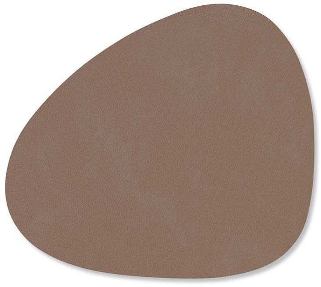 LINDDNA Glasmatte, Nupo, Curve, Truffle, Länge: 110 mm, Breite: 130 mm