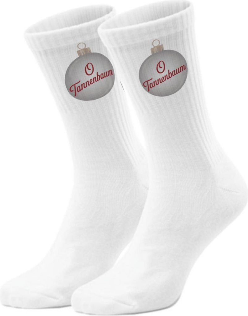 epicsocks Weihnachtsklänge O Tannenbaum Socken in 37-41 im Paar
