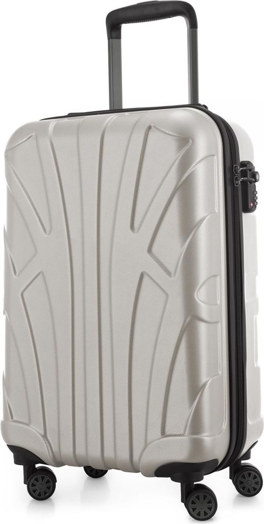 Suitline - leichtes Handgepäck 55x35x20 cm Flugzeug-Trolley 34 L Bordgepäck Hand-Koffer leicht Bord-Koffer 4 Rollen Kabinengepäck Hand Luggage T...