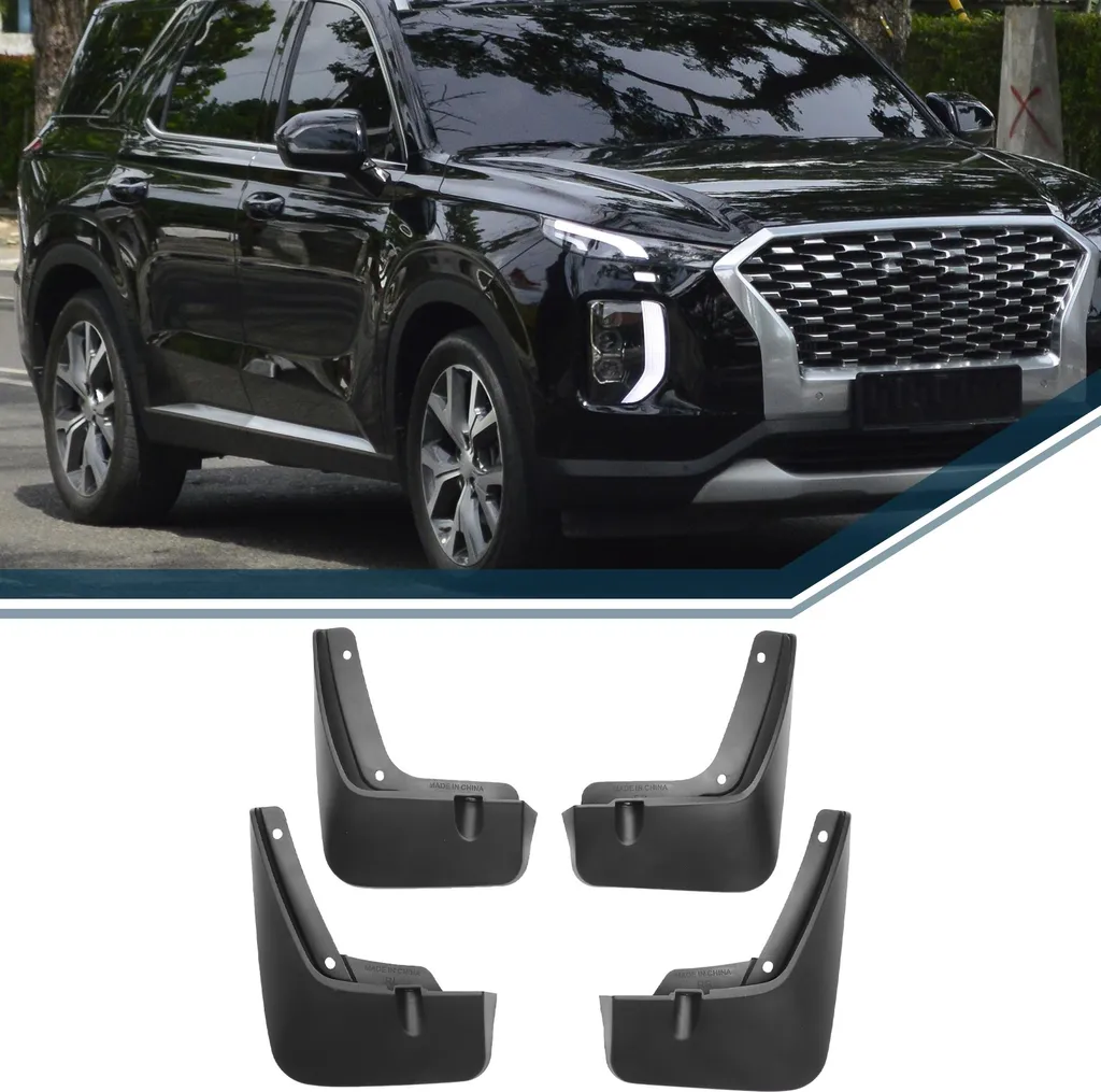 Protège-Boue Hyundai Palisade 2020-2024 - Idéal pour Pluie, Neige et Boue