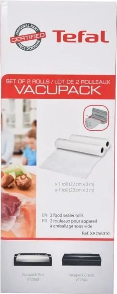 Rotoli Sottovuoto Tefal XA2560 - 2 Pezzi per Conservazione Professionale - 6