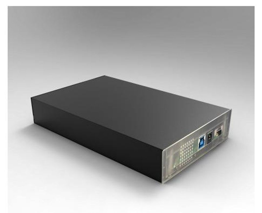 Boîtier disque dur externe 3.5" USB 3.0 noir – Compatible Image du produit 