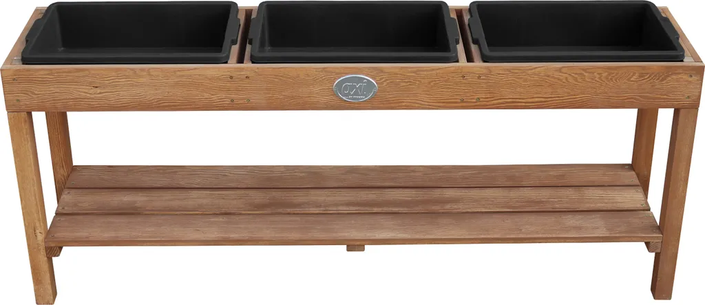 Table sable et eau en bois 124 cm AXI avec étagère de rangement bas