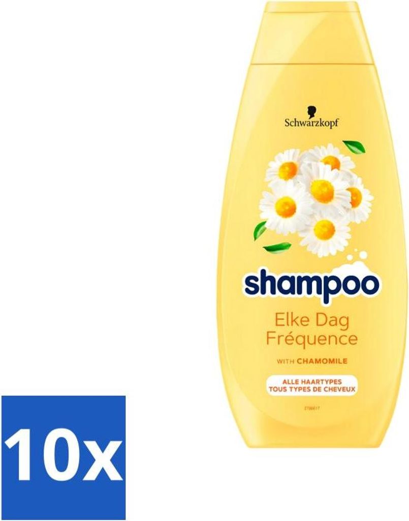 Schwarzkopf - Shampoo - Täglich - Kamille - Für alle Haartypen - 400 ml - Vorteilspack - 10 Stücke