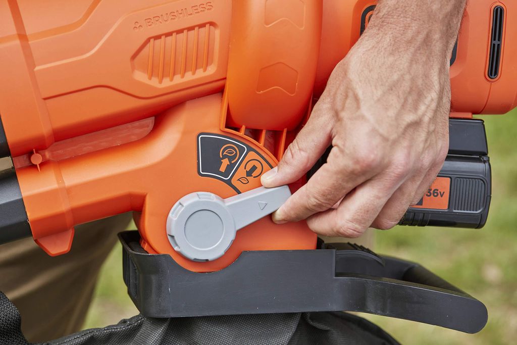 Black & Decker Akku-Laubsauger, 36V, 3in1, o.Akku, BL Immagine del prodotto 