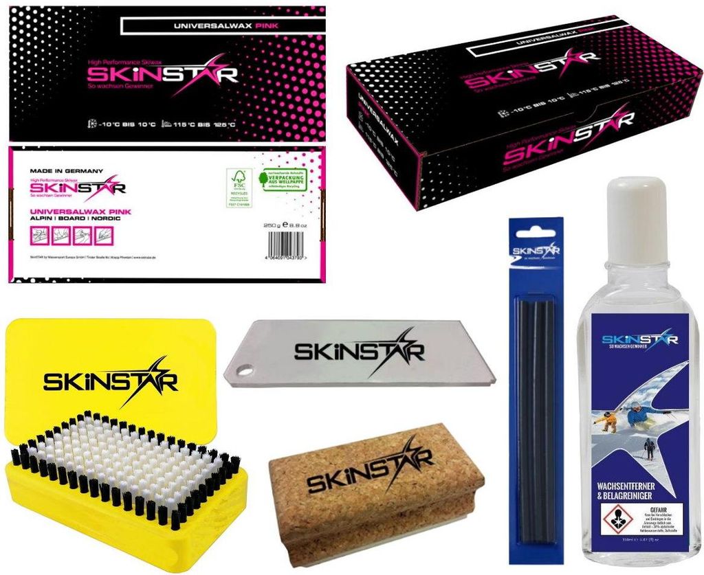 Sada SkinStar pro začátečníky na lyžařské vosky, 6dílná, Obrázek produktu 