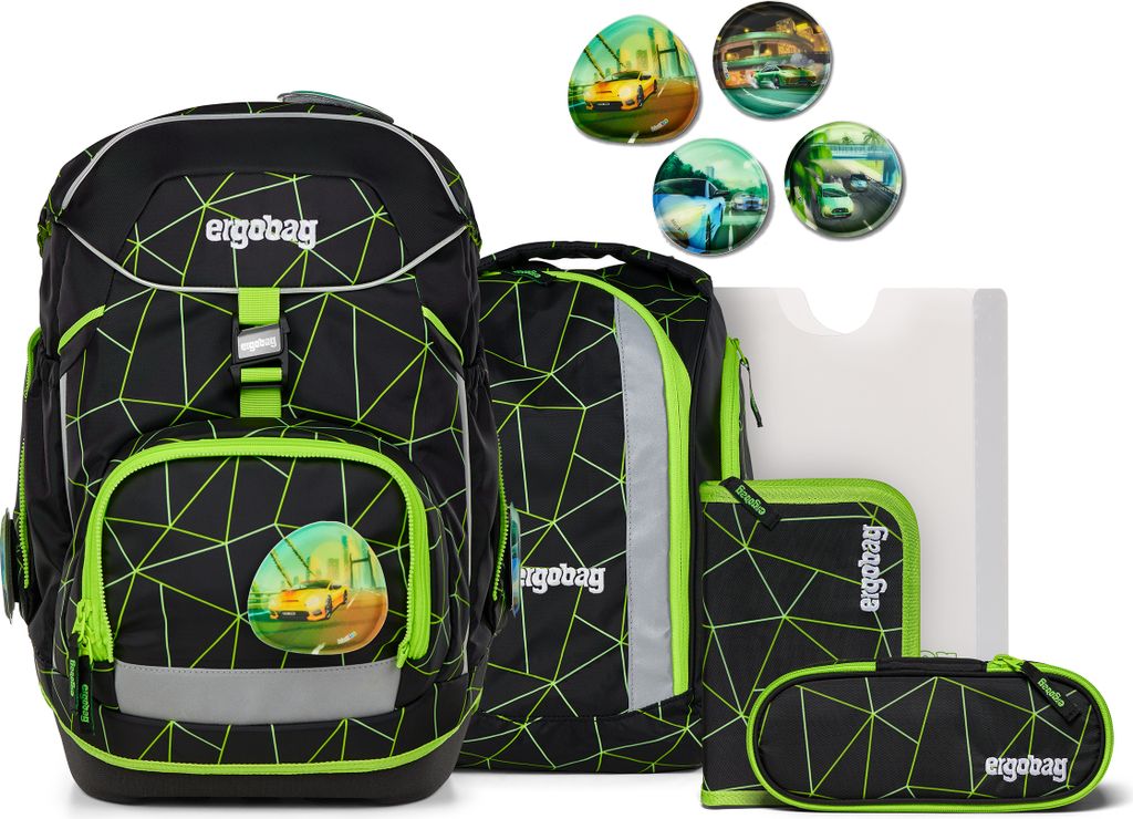 ergobag Pack 6dílná sada školních batohů CyBär Race 2025 Obrázek produktu 