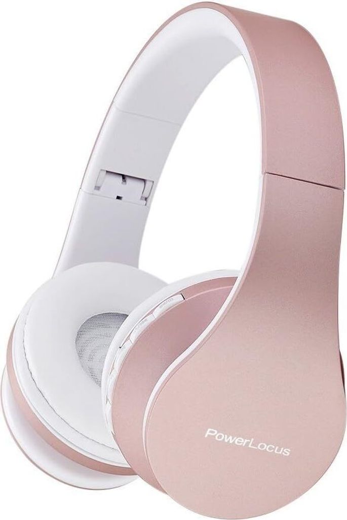 Bluetooth Kopfhörer Over Ear, Kabellose Kopfhörer, HiFi Stereo, Faltbare Kopfhörer mit Mikrofon, weiche Ohrpolster, Micro SD/TF, FM Radio Androi...